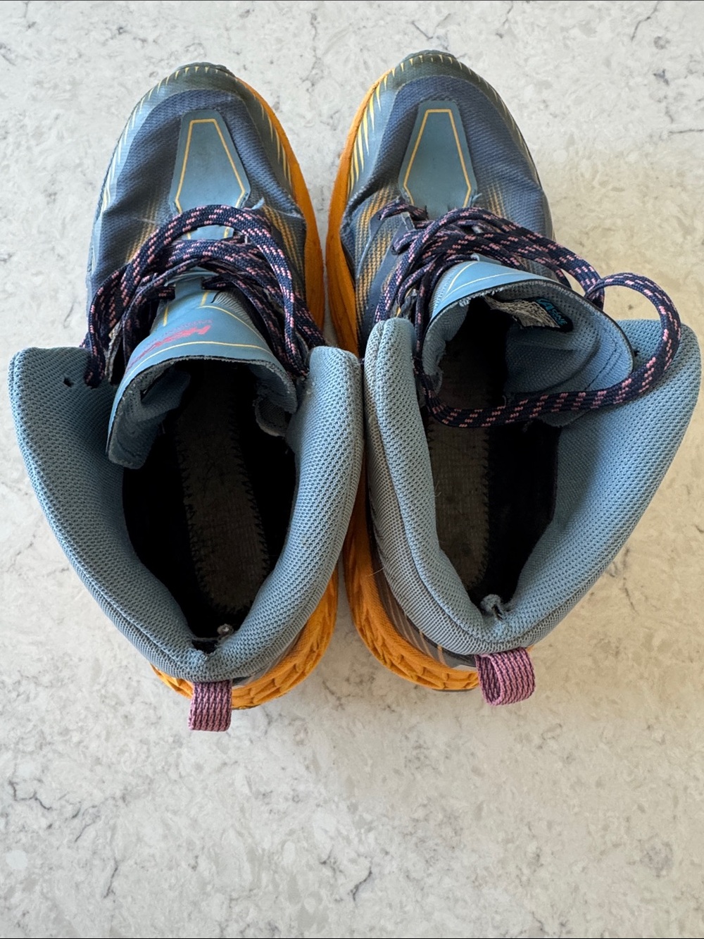 Hoka Speedgoat Mid 2 GTX Trail Mid-Top Shoes in Blue and Orange women’s 9 - Picture 5 of 12